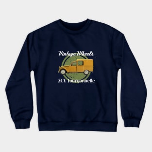 Vintage Wheels - Citroën 2CV Fourgonnette Crewneck Sweatshirt